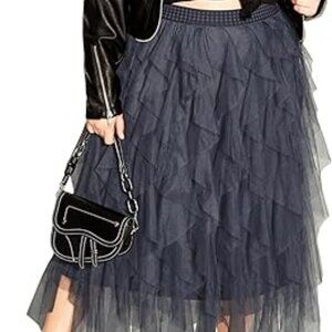 Wild Pixy Tulle Midi Skirt - Plus Size